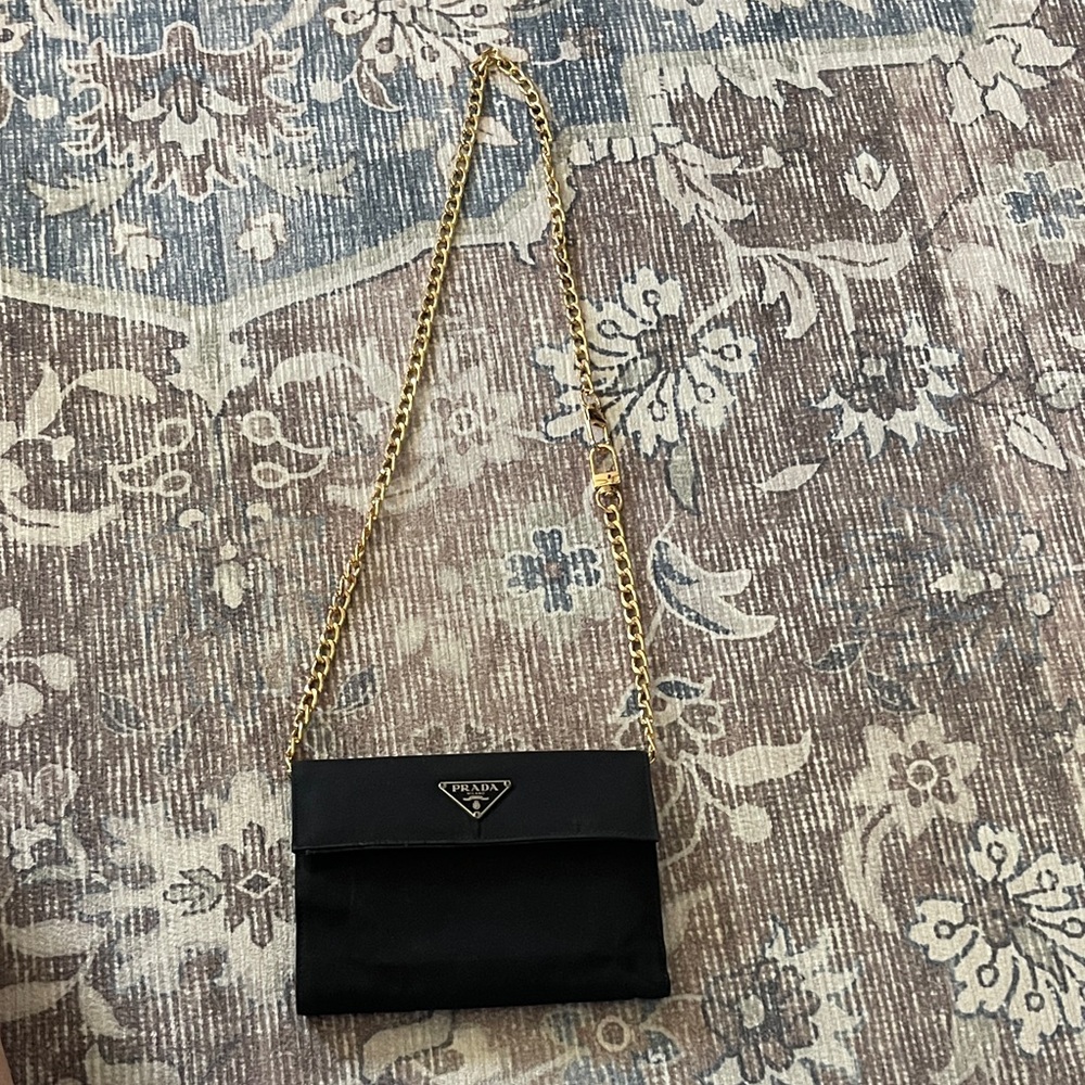 Prada Black Nylon Wallet